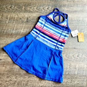 GYMBOREE GYMGO⚡️Little Girls Swimsuit Dress w/ Shorts_Sz XS(3-4)